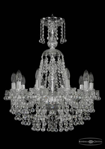 Подвесная хрустальная люстра 1409 Bohemia 1409/10/195/XL-67 Ni