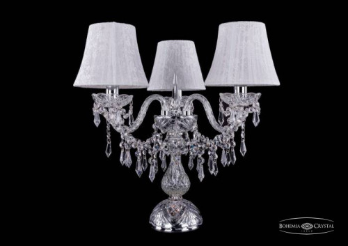 Настольная лампа Bohemia 1403 1403L/3/141-39/Ni/SH41-160