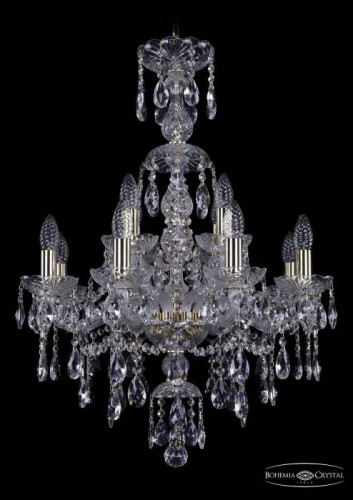 Подвесная хрустальная люстра 1415 Bohemia 1415/8+4/200/XL-76 G