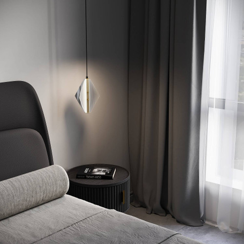 Светильник подвесной Eurosvet Glare 304054 LED латунь