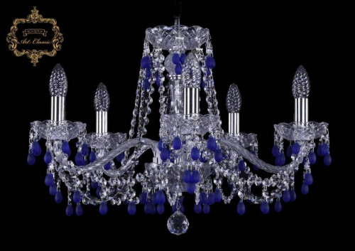 Подвесная хрустальная люстра 11.24 Art Classic 11.24.5.200.Cr.V3001