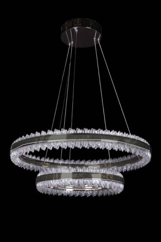 Подвесная люстра LEON Michel LE7720/800-2K Black Chrome