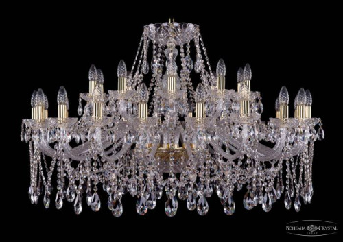 Подвесная хрустальная люстра 1413 Bohemia 1413/20+10/400 G