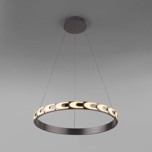 Подвесная люстра с пультом Chain Eurosvet 90164/1 сатин-никель