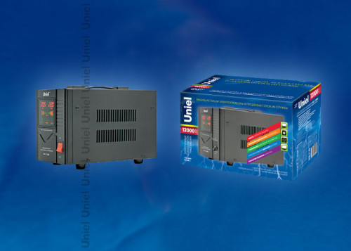 Стабилизатор релейный однофазный Uniel RS-1/12000