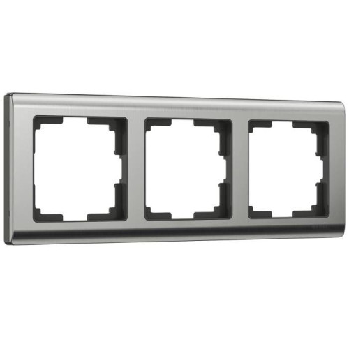 Рамка Werkel W0031602/ Рамка на 3 поста Metallic (глянцевый никель)
