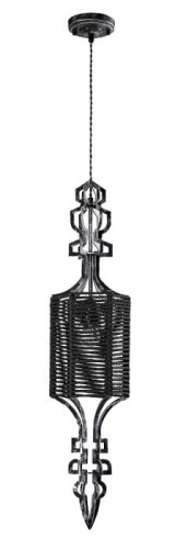 Светильник подвесной Crystal Lux Prima PRIMA SP1 B BLACK-SILVER/BLACK