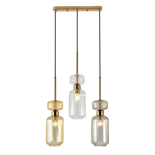 Светильник подвесной Escada Gloss 1141/3S BG/CL/AM