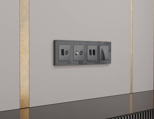 Розетка Ambrella Volt ALFA MA663310