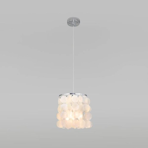 Светильник подвесной Eurosvet Sandra 60185/1 хром/перламутр