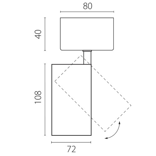 Светильник спот Lightstar Alta Base A5236SO