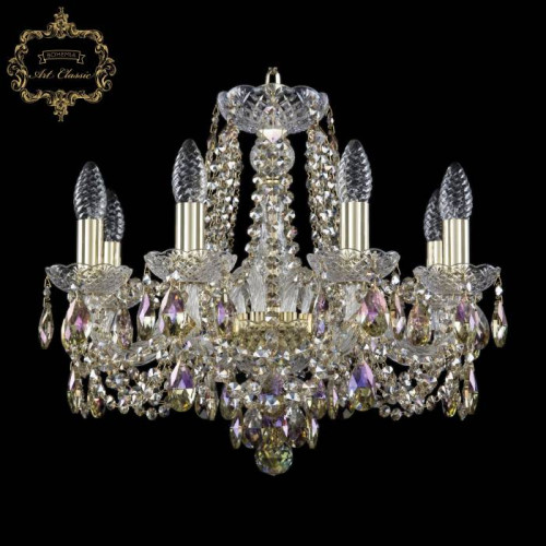 Подвесная хрустальная люстра 11.11 Art Classic 11.11.8.165.Gd.Sp.R801