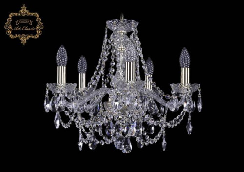 Подвесная хрустальная люстра 11.25 Art Classic 11.25.5.165.Gd.Sp