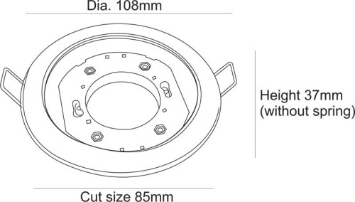 Встраиваемый светильник Deko-Light Built-in 122413