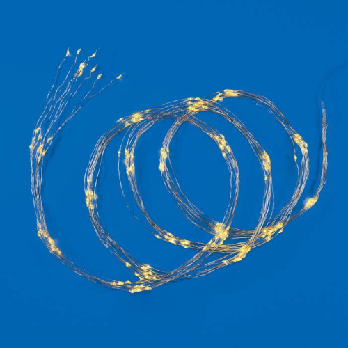 Гирлянда Uniel ULD-E0200-200/STB/3AA WARM WHITE IP44