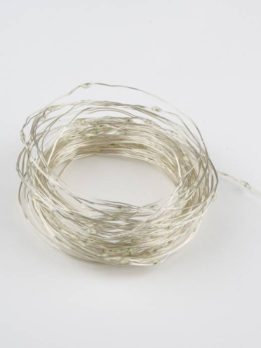 Гирлянда Uniel ULD-S0500-050/SCB/2AA WARM WHITE IP20 DEW