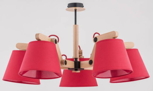 Потолочная люстра Alfa Joga Red 22245