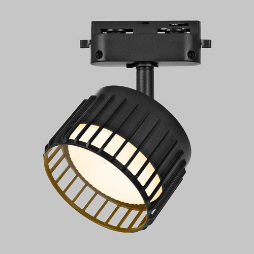 Светильник спот GX53 для трековой системы 1 фазный трек 220В, макс 12Вт, Черный IL.0010.0017-BK