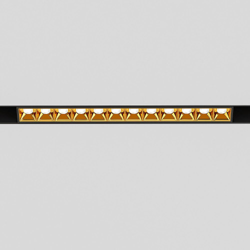 Трековый светильник Elektrostandard Slim Magnetic Slim Magnetic Трековый светильник 12W 4000K Artas (чёрный/золото) 85103/01