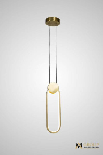 Светильник подвесной AM Group AM466 POLISHED GOLD