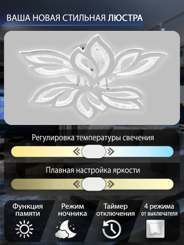 Потолочная люстра Natali Kovaltseva LED LAMPS 81424