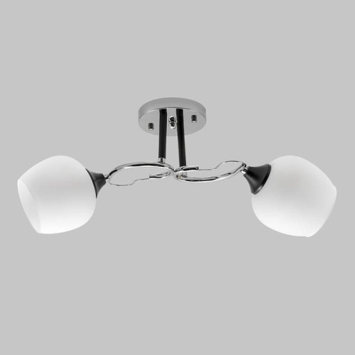 Люстра потолочная 2*Е27 MD.3618-2-S-CH+BK