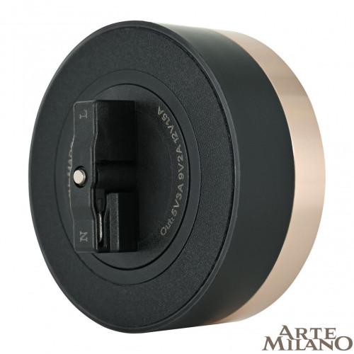 Трековая розетка Arte Milano Am-track-sockets 380066TS LED/USB-Type-C Gold