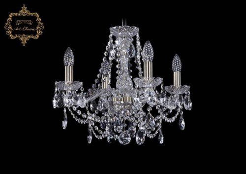 Подвесная хрустальная люстра 11.25 Art Classic 11.25.4.165.Br.Sp