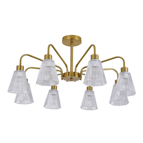 Потолочная люстра Escada Berzelia 150001/8R E14*40W Copper ES0000029