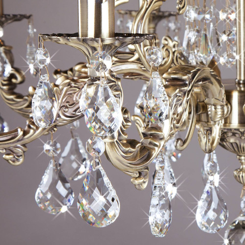 Подвесная хрустальная люстра Juliana Bogates 212/8 Strotskis