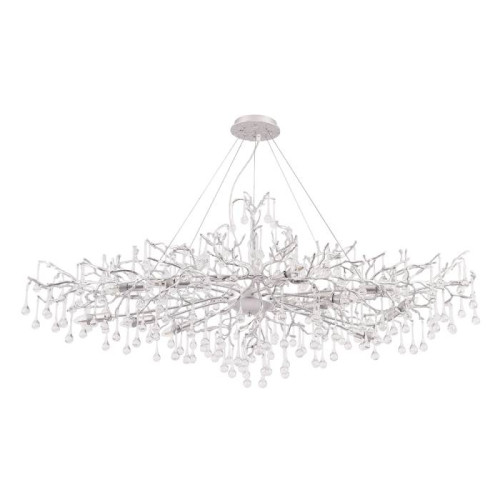 Подвесная люстра Crystal Lux Reina REINA V2 SP16 L1500 SILVER PATINA