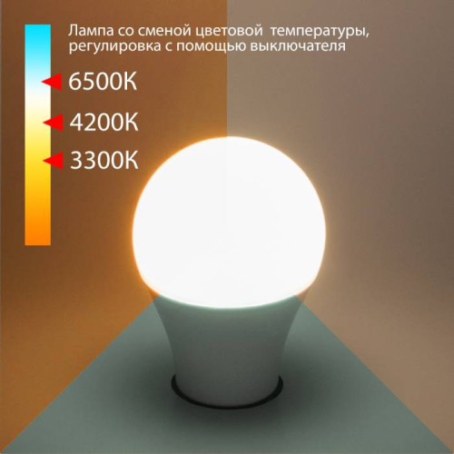 Светодиодные лампочки Elektrostandard Classic LED D 13W 3300/4200/6500K E27 А60 (BLE2745) (E27)  (13Вт)  (3300K) 