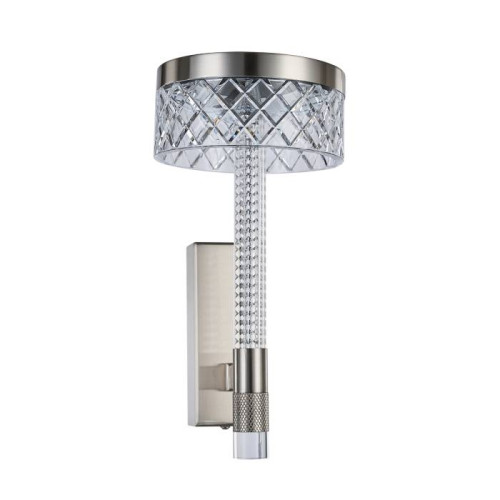 Настенное бра Delight Collection Diamond cut MB21020075-1A satin nickel