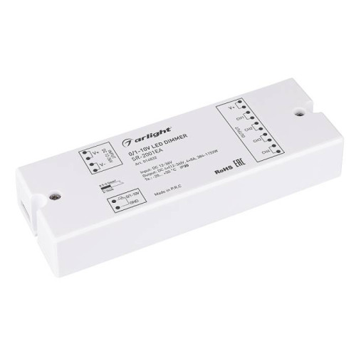 Диммер с управлением 1-10В, для светодиодных лент 12, 24, 36V Arlight 014032