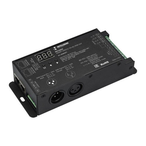 Декодер (преобразователь) цифрового сигнала DMX512 в ШИМ Arlight 023823(1)