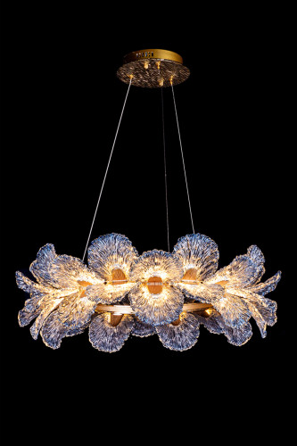 Подвесная люстра LEON Jardin LE3032/800 GD/SH Blue