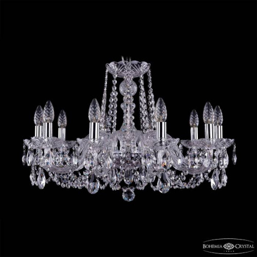 Подвесная хрустальная люстра 1402 Bohemia 1402/10/240 Ni