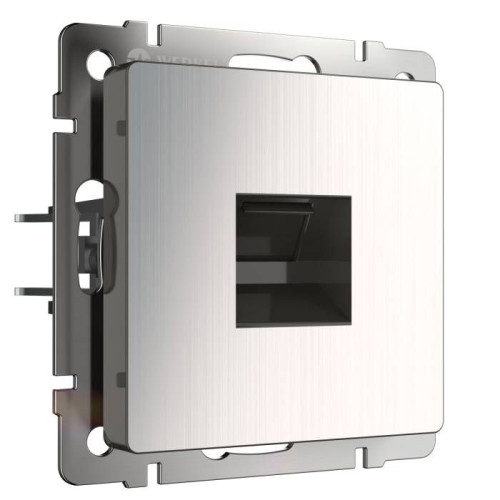Розетка Werkel W1181002/ Розетка Ethernet RJ-45 (глянцевый никель)