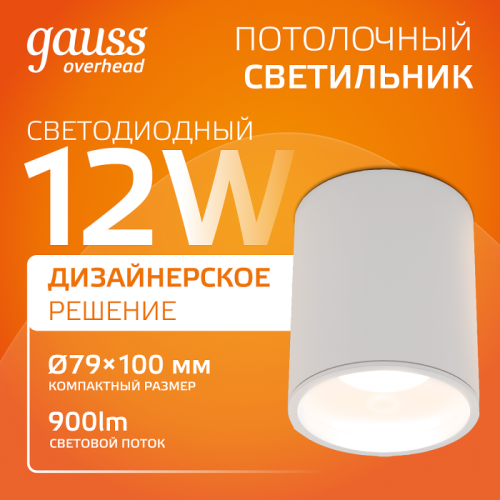 Накладной светильник Gauss HD030