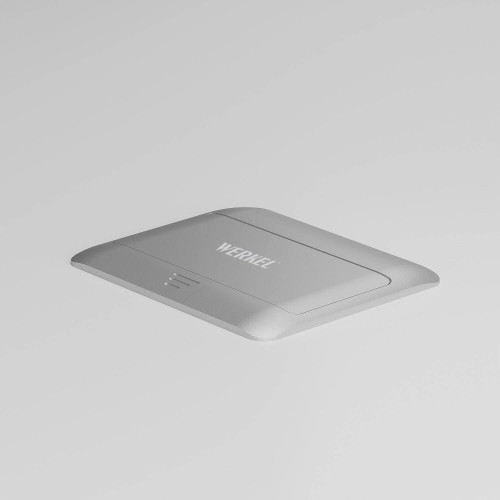 Werkel W8074065/ Выдвижной блок (Лючок) на 4 модуля (серебряный)