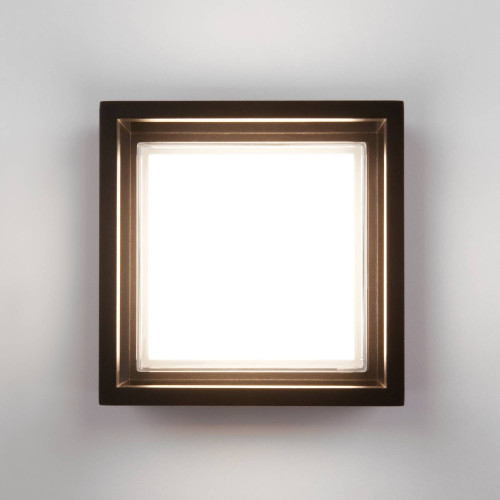 Уличный настенный светильник Elektrostandard 1533 TECHNO LED чёрный