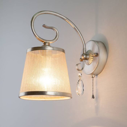 Настенное бра Eurosvet Liona 60065/1 серебро