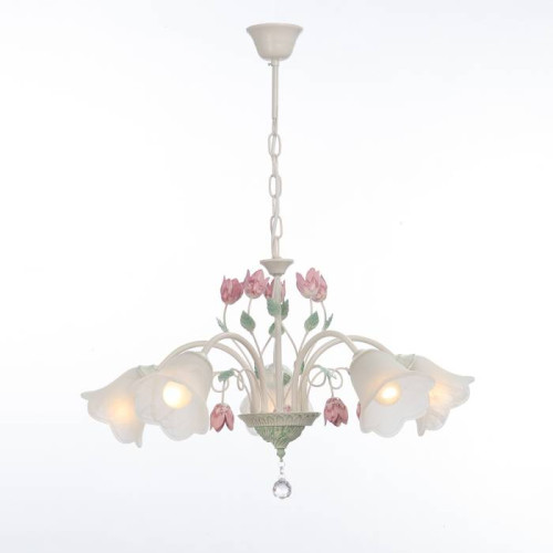 Люстра подвесная с цветочками V1739 V1739-0/5 Vitaluce
