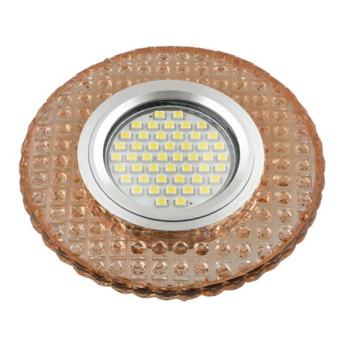 Встраиваемый светильник Fametto Luciole DLS-L143 GU5.3 GLASSY/LIGHT TEA