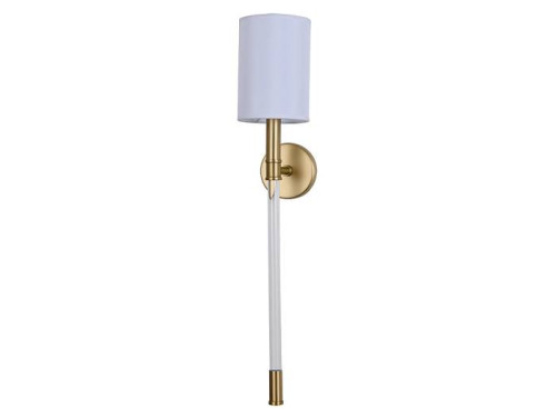 Настенное бра Newport Sara 3555/A brass