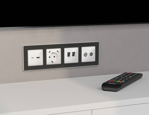 Накладка на механизм Ambrella Volt ALFA AP1133