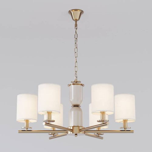 Подвесная люстра Eurosvet Caprera 60146/6 латунь Smart