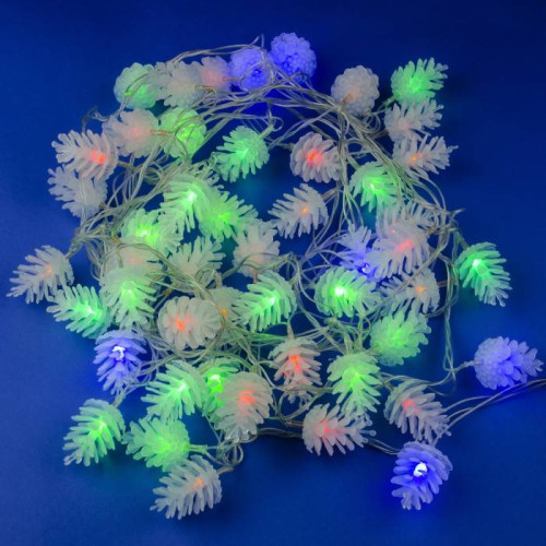 Гирлянда Uniel ULD-S0500-050/DTA MULTI IP20 PINE CONES