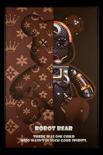 Картина настенная Teona Decor Robot Bear TD103