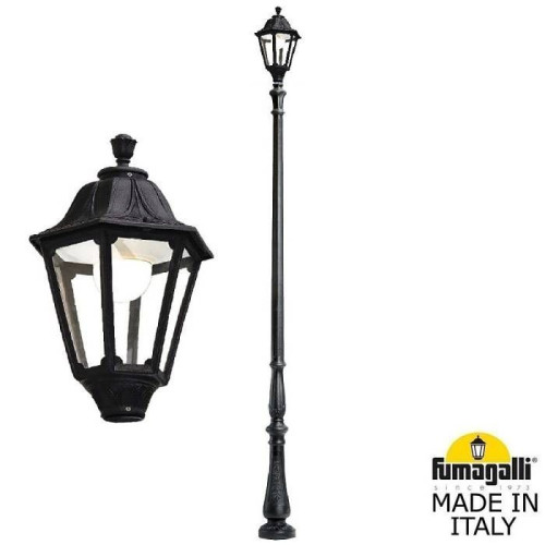 Столб фонарный уличный Fumagalli Noemi E35.208.000.AXH27
